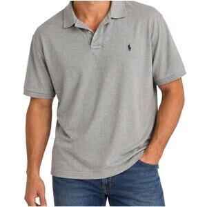 Polo Ralph Lauren Men’s XL Gray Short Sleeve Polo Shirt Classic Fit Preppy